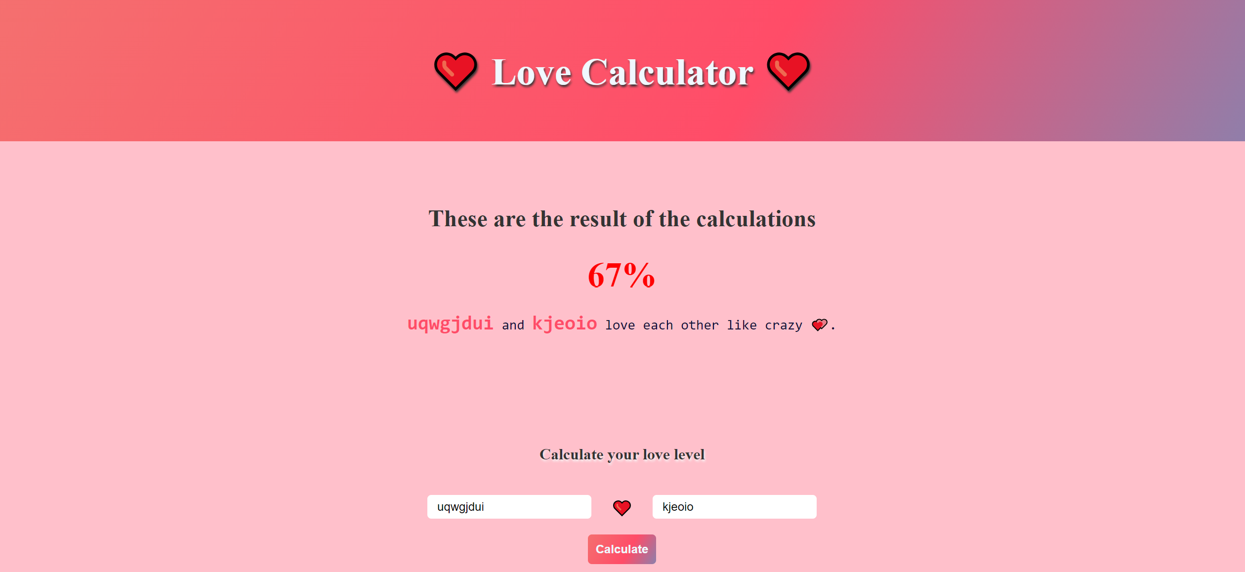 LoveCalc